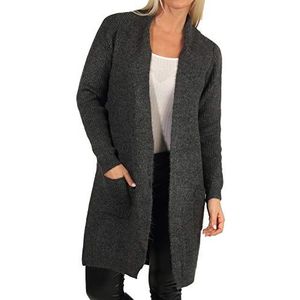 ONLY dames gebreid jack Onljade L/S Cardigan Knt Noos, Dark Grey Mel, XS