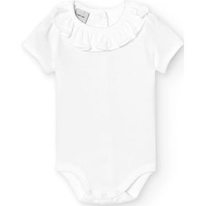 BABIDU - Body - Wit - Korte Mouwen - Slim Fit - Uniseks - 1 stuk