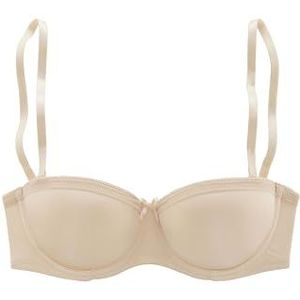 s.Oliver Basic beha voor dames, met afneembare bandjes in poeder, poeder, 85A