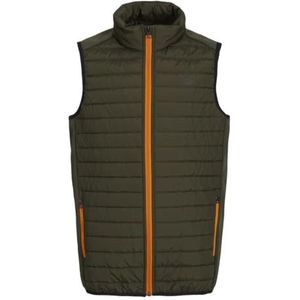 JACK&JONES PLUS Heren JJEMULTI Bodywarmer Collar NOOS PLS Vest, Rosin/Detail: marmelade Contrast, 6XL, Rosin/Detail: marmelade Contrast, 6XL