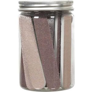 COSMETIC CLUB, SC0648, set van 20 nagelvijlen, perfect voor alle soorten nagels, compact en praktisch formaat, precisie en weerstand voor onberispelijke nagels