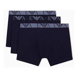 Emporio Armani - Bold Monogram - Boxershorts - Blauw - Lot van 3