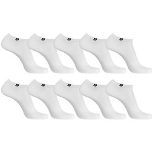 Pierre Cardin Herensokken, gekamd katoen, 10 stuks, lage herensokken, comfortabel en ademend, maat 40/46, wit, Inkooporder, 40-46 EU