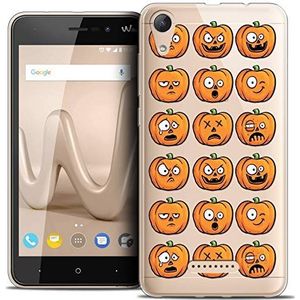 Caseink Hoes voor Wiko Lenny 4 (5) Beschermhoes Case [Crystal Beschermhoes Case Gel HD Collectie Halloween Design Cartoon Citrouille - Flexibel - Ultradun - Gedrukt in Frankrijk