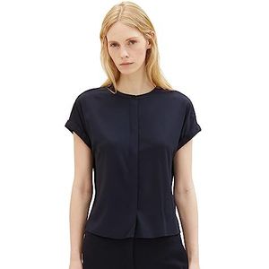 TOM TAILOR basic damesblouse met korte mouwen