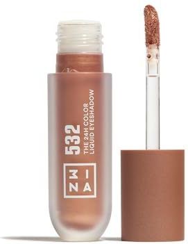3INA - The 24H Color Liquid Eyeshadow 532 - Goudbruin - Vloeibare Oogschaduw - 24 Uur Waterdicht