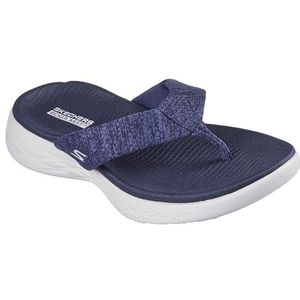 Skechers On-the-GO 600 15304 Damesslippers, marine/Wit, 35.5 EU