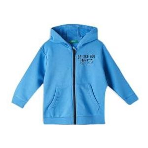 United Colors of Benetton Gebreide trui voor kinderen en jongens, Lichtblauw 16F, 1 jaar