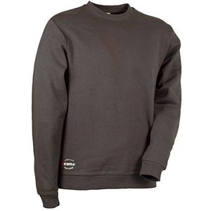 Cofra Agadir V109-0-04.Z/6 Sweatshirt voor mannen - Stretch - 65% Polyester - 35% Katoen - Fleece - Kleur: Antraciet - Maat: 2XL