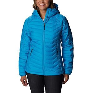 Columbia - Powder Lite - Damesjack - Blue Chill - Lichtgewicht met Capuchon