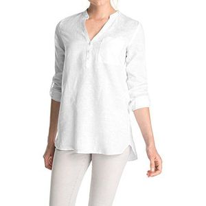ESPRIT Dames Regular Fit blouse 045EE1F033, wit (white 100), 34