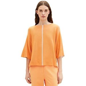 TOM TAILOR Dames trui 1035299, 29751 - Bright Mango Orange, XXS