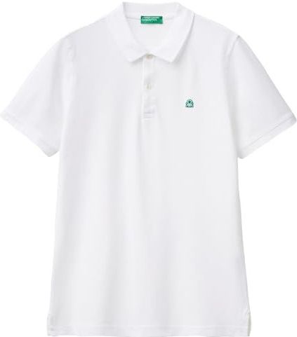 United Colors of Benetton Poloshirt M/M, Wit, XS