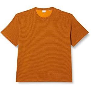 s.Oliver Big Size Heren T-shirt korte mouwen, oranje, 3XL, oranje, 3XL