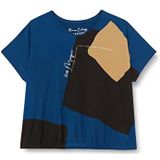Samoon Dames 271073-26220 T-shirt, kobalt blauw patroon, 54, Cobalt blauw patroon, 54 NL