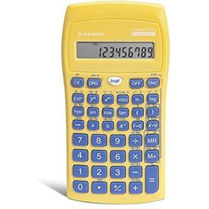 Osama S.p.A. Wetenschappelijke rekenmachine Becolor geel/blauw blister 1 stuk OS 134BC G