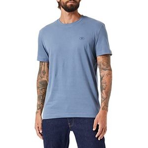 TOM TAILOR Uomini T-shirt met backprint 1032901, 10877 - China Blue, M