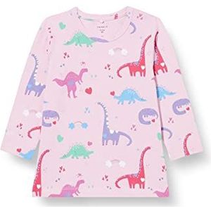 NAME IT Baby Girls NBFBABA LS TOP T-shirt voor kleine kinderen, roze lavendel, 74