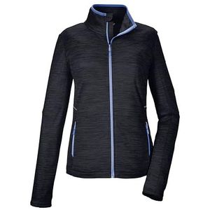 killtec Dames Stretchjack/fleecejack met opstaande kraag KOS 17 WMN FLX JCKT, dark navy, 38, 41306-000