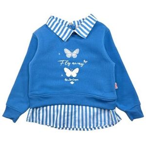 Lee Cooper Sweatshirt met capuchon voor meisjes, Blauw, 8 Jaren