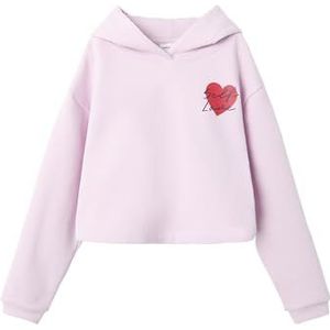Name it kids Meisjes Nkfterren Ls Cropped Boxy SWE Wh Bru Ps, Winsome Orchid, 116