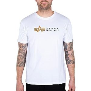 Alpha Industries Alpha Label T-shirt voor heren White