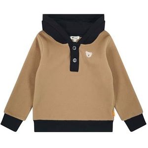 Steiff Sweatshirt EU maat 98 Burro Sweatshirt met lange mouwen voor kinderen, pullover met lange mouwen, babybovendeel, ideaal basic shirt, comfortabel en zacht, wasmachinebestendig, Burro, 98