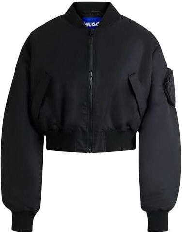 HUGO BLUE - Foraia 1 - Jasje - Zwart - Polyester