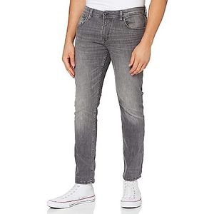 TOM TAILOR Denim Mannen jeans 10622022 Aedan Straight, 10219 - Used Mid Stone Grey Denim, 32W / 34L