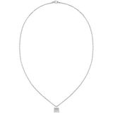 Calvin Klein Heren MINIMALISTIC SQUARES Collectie Hanger met ketting RVS - 35000486, Eén maat, Roestvrij staal, Geen edelsteen