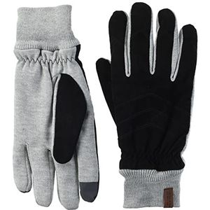 TOM TAILOR Uomini Handschoenen met touch-functie 1026780, 14427 - Light Soft Grey Melange, L/XL