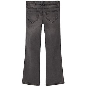 NAME IT Skinny Fit Jeans Bootcut, Donkergrijs denim, 116 cm