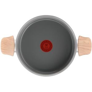 Lagostina Vivissima, soeppan met antiaanbaklaag, 20 cm, met twee handgrepen, keramische coating, snel opwarmen en gelijkmatig koken, geschikt voor alle warmtebronnen, inclusief inductie