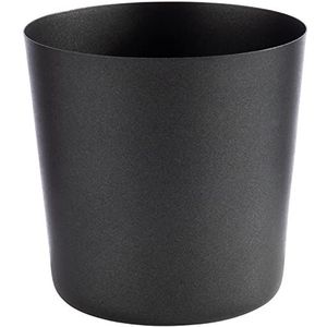 APS Schaal -LEVANTE- Ø 8,5 cm, H: 8,5 cm roestvrij staal, kleur: grijs zwart 0,4 liter