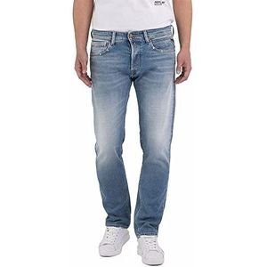 Replay Grover Straight Fit Jeans voor heren, 010, lichtblauw, 30W x 34L