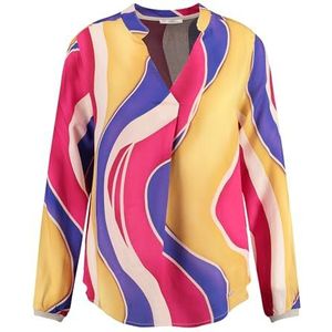 KEYLARGO Melody damesblouse met V-hals, fuchsia roze (1323), M