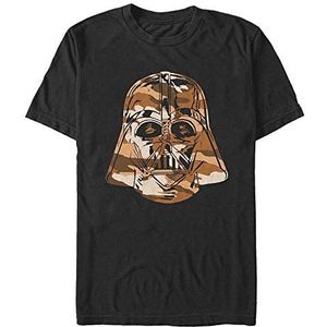 Star Wars - Camo Vader Orange Unisex Crew neck T-Shirt Black L