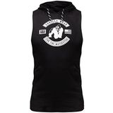 Gorilla Wear Lawrence Hooded - zwart - bodybuilding en fitness kleding heren