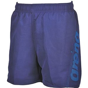 ARENA Fundamentals Logo JR Boxer R Swim Trunks, Navy-Turquoise, 14-15 Jongens, Navy-turquoise, 14-15 Jaar
