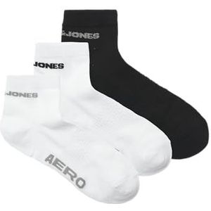 JACK & JONES Jactier Short Tennis Socks 3 Pack, wit, One size