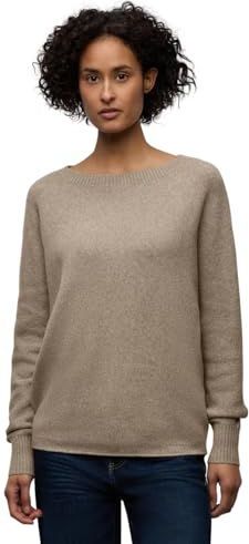 Street One Dames Cosy Dolman-trui in Beige, in size: 34