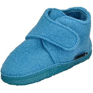 Nanga Unisex Baby Leila pantoffels, turquoise, 24 EU