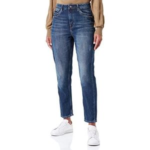 Q/S designed by Dames Jeans 7/8 Mom Fit, blauw, 40