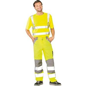 Planam 5611102 veiligheidsbescherming broek Plaline maat 102 in geel/zink