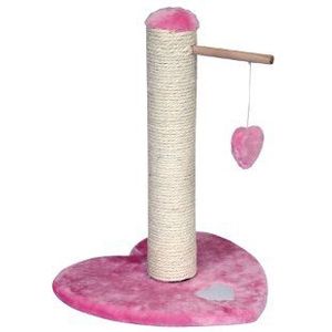 Gorpets Play Heart krabpaal voor katten, 46 cm, roze