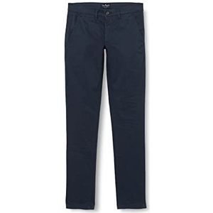 Teddy Smith P-Chino Satijnen broek, Total Navy, 27 Heren