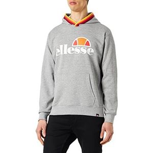 Ellesse Hoodie sweatshirt met capuchon, grijs melange, XXL heren, Grijs Melange, XXL