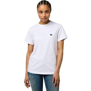 Wrangler - Sign Off Tee - T-shirt - Wit - Slim Fit