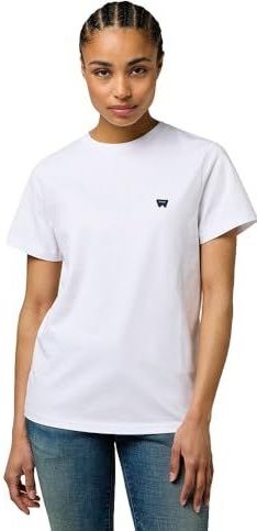 Wrangler - Sign Off Tee - T-shirt - Wit - Slim Fit