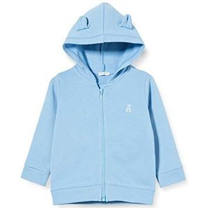 United Colors of Benetton Baby-jongens Felpa Zip gebreide jas, blauw (Dusk Blue 29j)., 62 cm